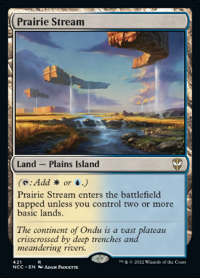 Prairie Stream [Streets of New Capenna Commander] | Card Merchant Takapuna