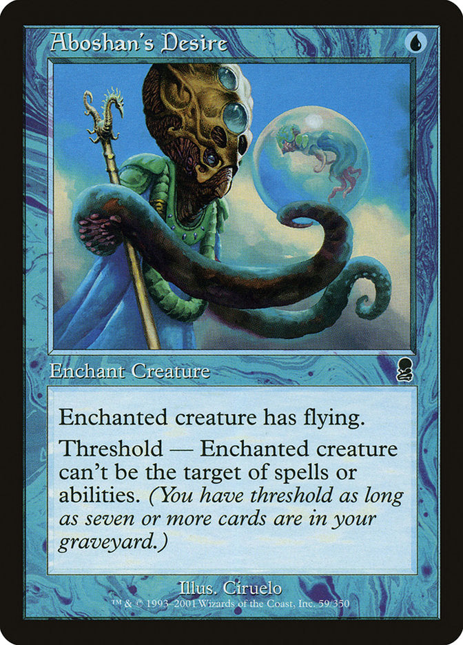 Aboshan's Desire [Odyssey] | Card Merchant Takapuna