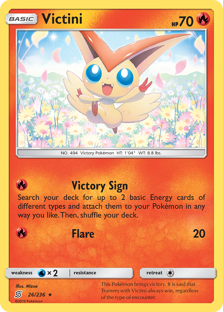 Victini (26/236) [Sun & Moon: Unified Minds] | Card Merchant Takapuna