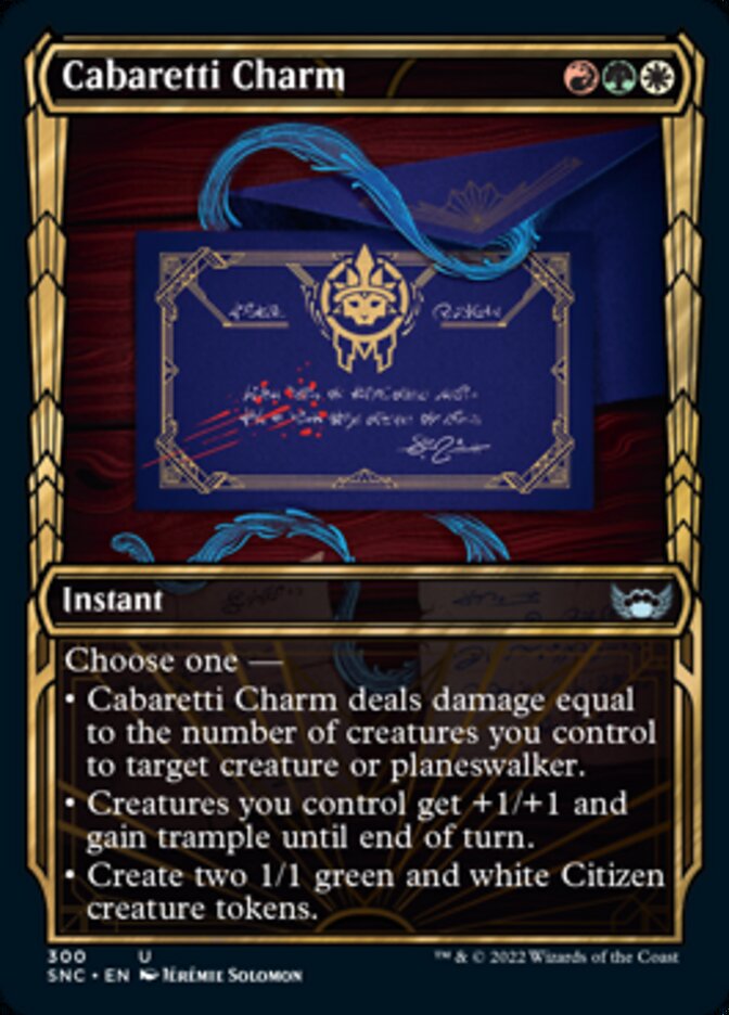 Cabaretti Charm (Showcase Golden Age) [Streets of New Capenna] | Card Merchant Takapuna