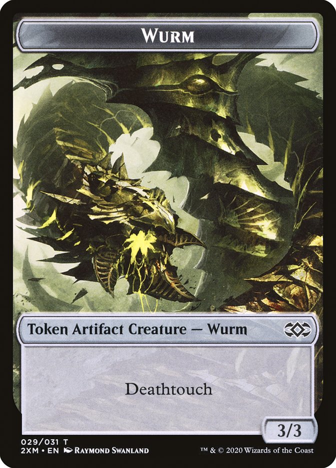 Wurm Token (029/031) [Double Masters Tokens] | Card Merchant Takapuna