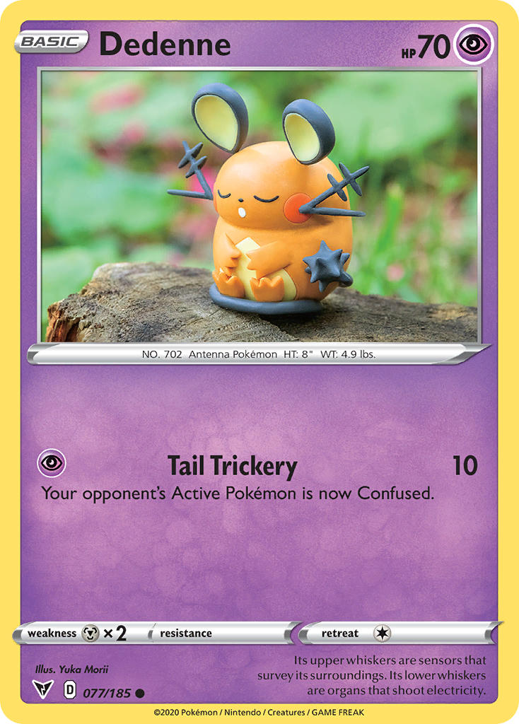 Dedenne (077/185) [Sword & Shield: Vivid Voltage] | Card Merchant Takapuna