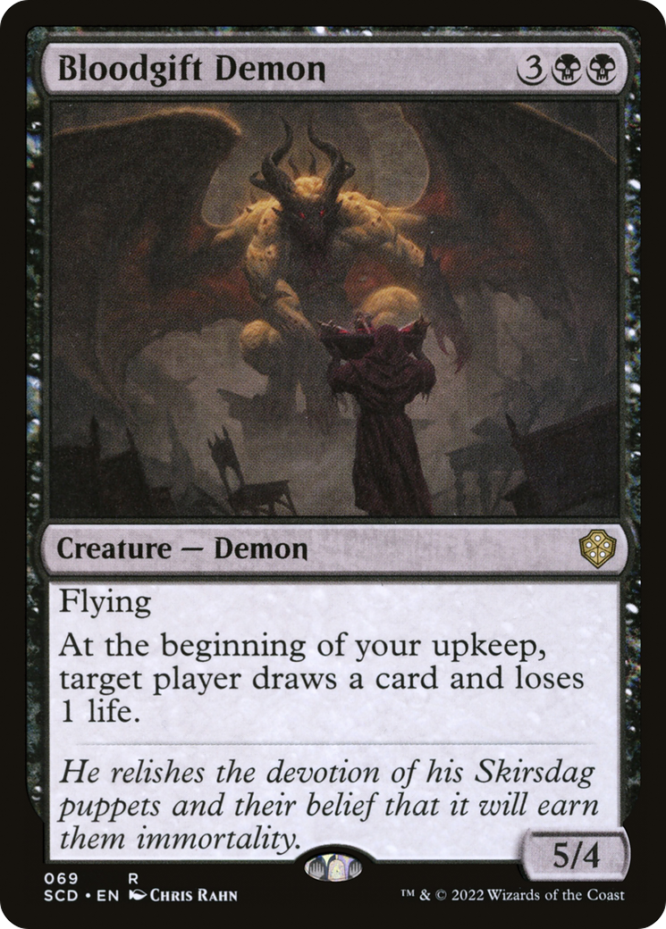 Bloodgift Demon [Starter Commander Decks] | Card Merchant Takapuna