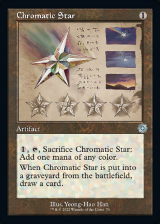 Chromatic Star (Retro Schematic) [The Brothers' War Retro Artifacts] | Card Merchant Takapuna