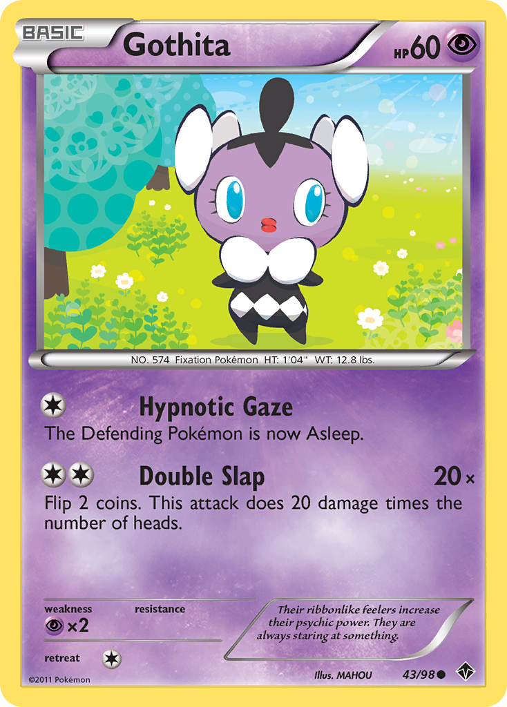 Gothita (43/98) [Black & White: Emerging Powers] | Card Merchant Takapuna