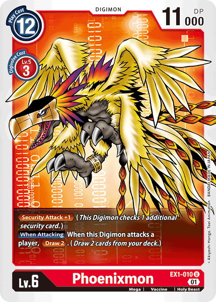 Phoenixmon [EX1-010] [Classic Collection] | Card Merchant Takapuna