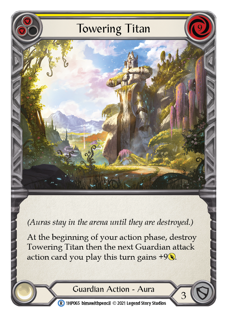 Towering Titan (Yellow) [1HP065] (History Pack 1) | Card Merchant Takapuna