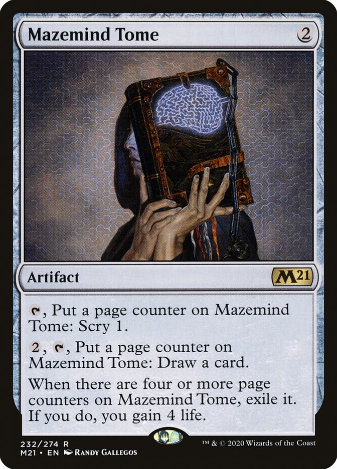 Mazemind Tome [Core Set 2021] | Card Merchant Takapuna