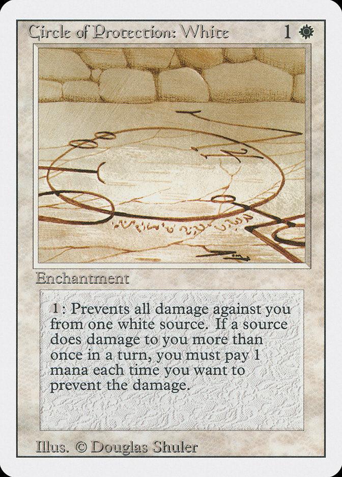 Circle of Protection: White [Revised Edition] | Card Merchant Takapuna