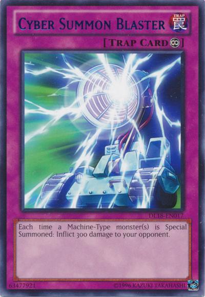 Cyber Summon Blaster (Purple) [DL18-EN017] Rare | Card Merchant Takapuna