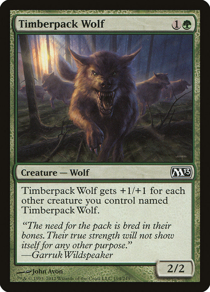 Timberpack Wolf [Magic 2013] | Card Merchant Takapuna