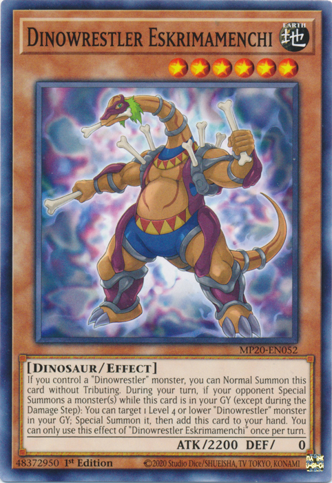 Dinowrestler Eskrimamenchi [MP20-EN052] Common | Card Merchant Takapuna