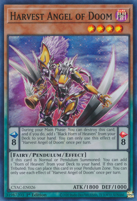 Harvest Angel of Doom [CYAC-EN026] Super Rare | Card Merchant Takapuna