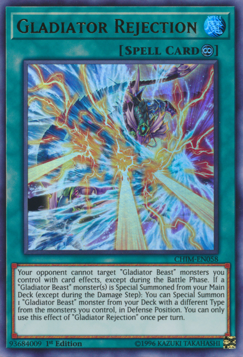 Gladiator Rejection [CHIM-EN058] Ultra Rare | Card Merchant Takapuna