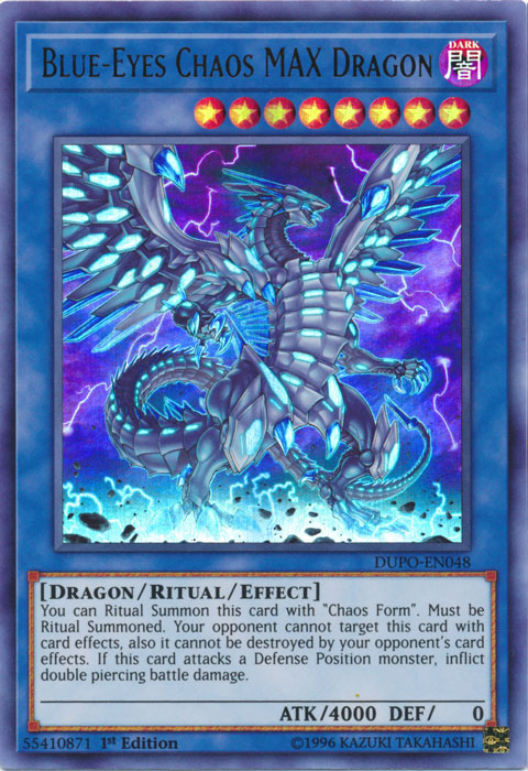 Blue-Eyes Chaos MAX Dragon [DUPO-EN048] Ultra Rare | Card Merchant Takapuna