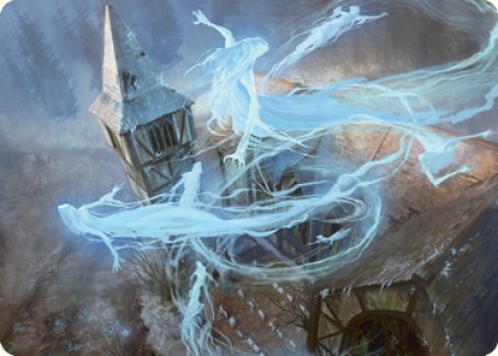 Hallowed Haunting Art Card [Innistrad: Crimson Vow Art Series] | Card Merchant Takapuna