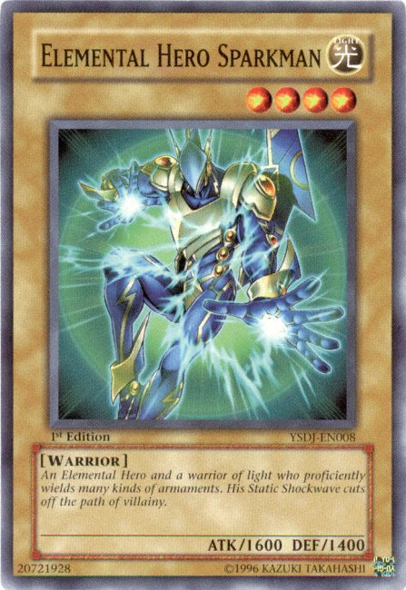 Elemental HERO Sparkman [YSDJ-EN008] Common | Card Merchant Takapuna