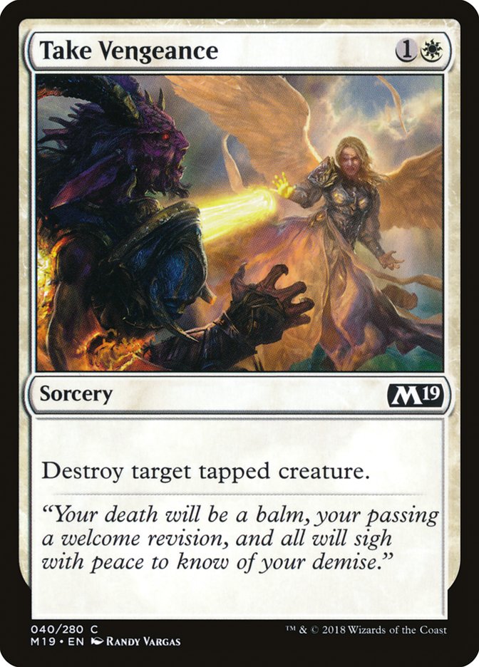 Take Vengeance [Core Set 2019] | Card Merchant Takapuna