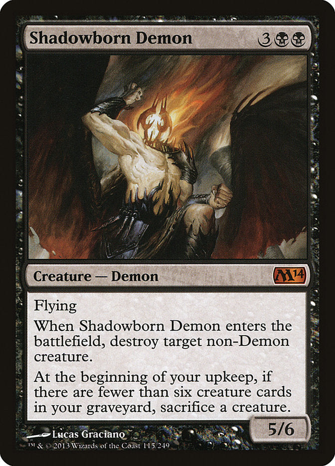 Shadowborn Demon [Magic 2014] | Card Merchant Takapuna