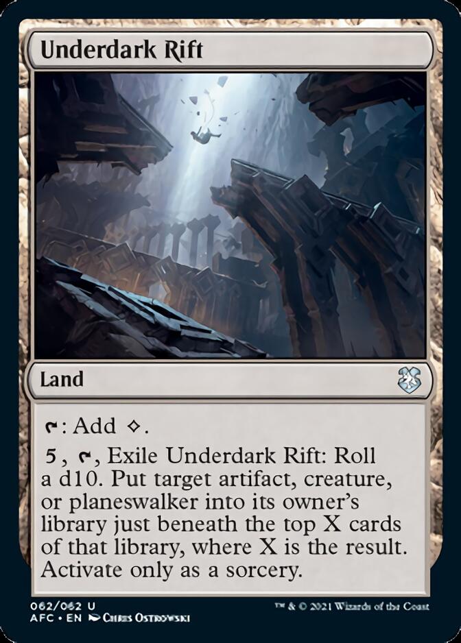 Underdark Rift [Dungeons & Dragons: Adventures in the Forgotten Realms Commander] | Card Merchant Takapuna