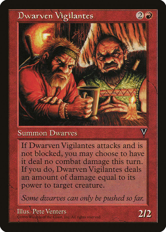 Dwarven Vigilantes [Visions] | Card Merchant Takapuna