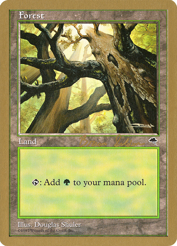 Forest (bs347) (Brian Selden) [World Championship Decks 1998] | Card Merchant Takapuna