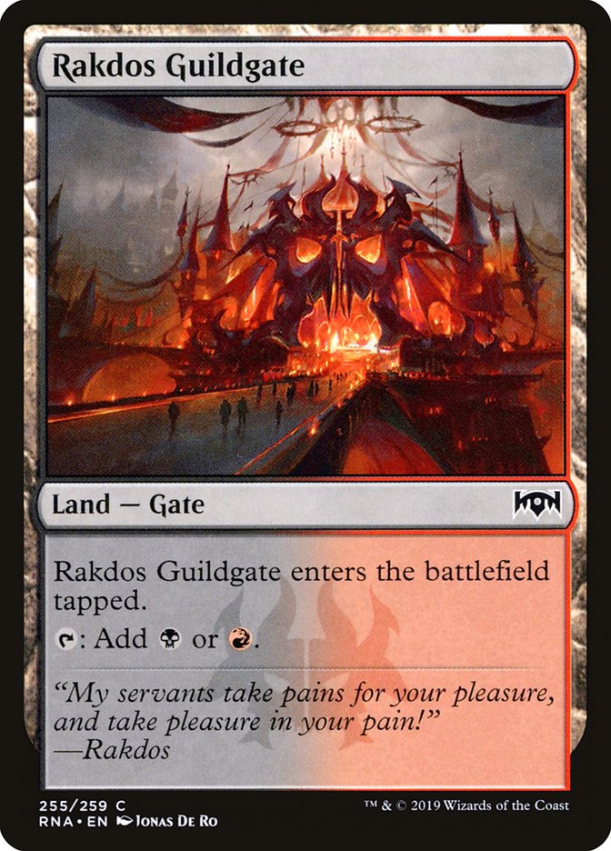 Rakdos Guildgate (255/259) [Ravnica Allegiance] | Card Merchant Takapuna