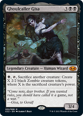 Ghoulcaller Gisa [Commander Collection: Black] | Card Merchant Takapuna