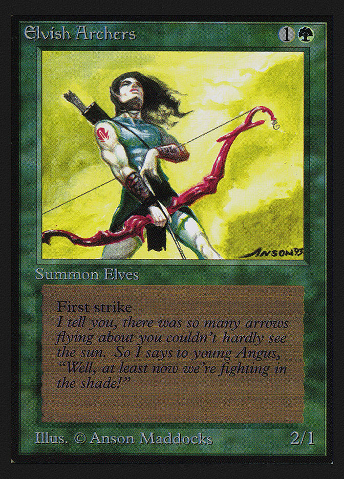 Elvish Archers [International Collectors' Edition] | Card Merchant Takapuna