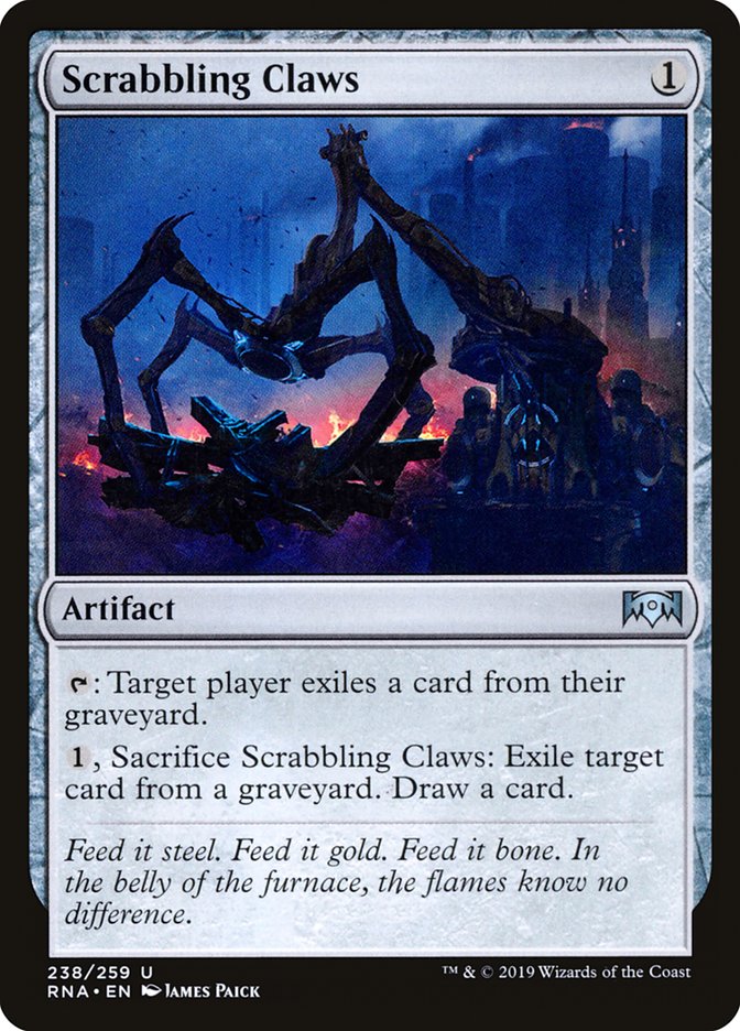 Scrabbling Claws [Ravnica Allegiance] | Card Merchant Takapuna