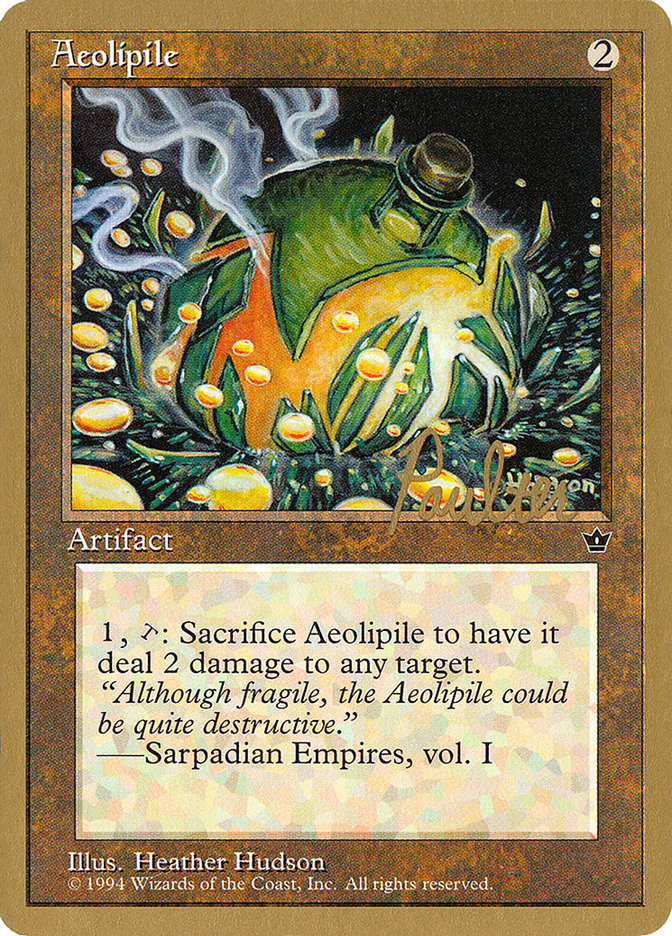 Aeolipile (Preston Poulter) [Pro Tour Collector Set] | Card Merchant Takapuna