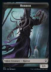 Horror // Centaur Double-Sided Token [Commander Legends: Battle for Baldur's Gate Tokens] | Card Merchant Takapuna