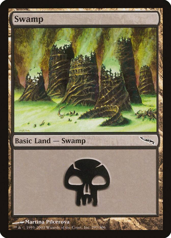 Swamp (297) [Mirrodin] | Card Merchant Takapuna