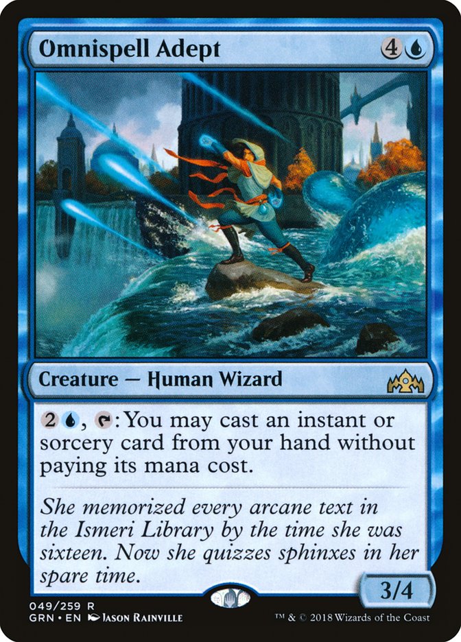 Omnispell Adept [Guilds of Ravnica] | Card Merchant Takapuna