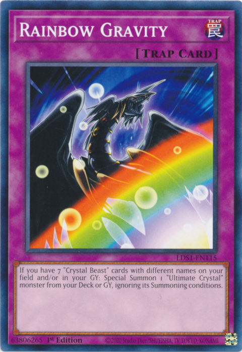 Rainbow Gravity [LDS1-EN115] Common | Card Merchant Takapuna