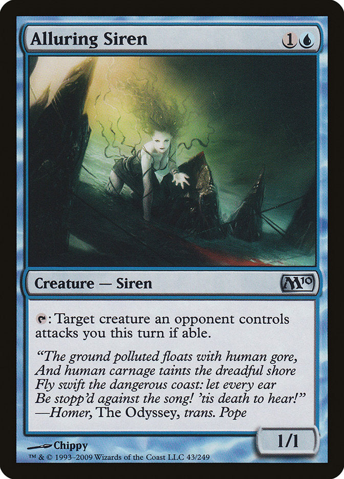 Alluring Siren [Magic 2010] | Card Merchant Takapuna