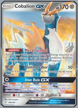 Cobalion GX (106/181) (Perfection - Henry Brand) [World Championships 2019] | Card Merchant Takapuna