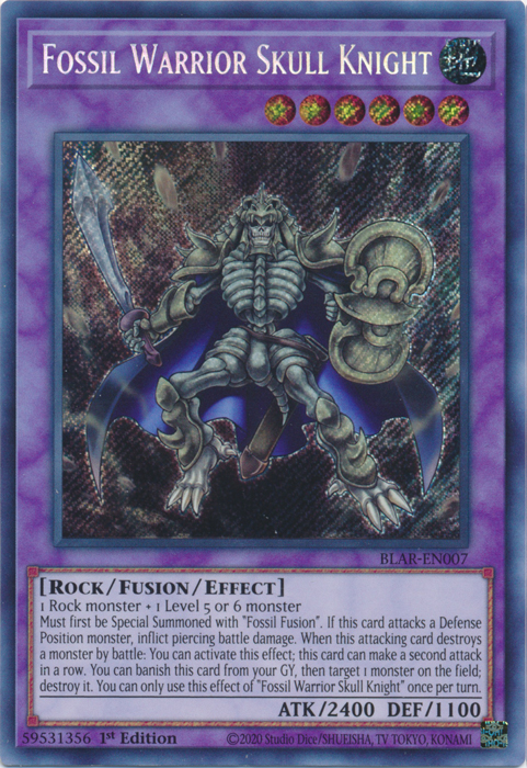 Fossil Warrior Skull Knight [BLAR-EN007] Secret Rare | Card Merchant Takapuna