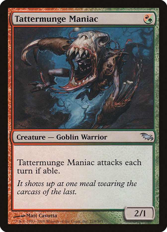 Tattermunge Maniac [Shadowmoor] | Card Merchant Takapuna