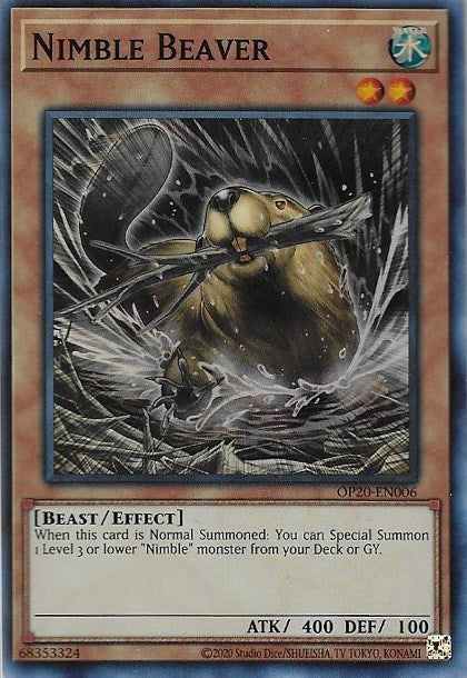 Nimble Beaver [OP20-EN006] Super Rare | Card Merchant Takapuna