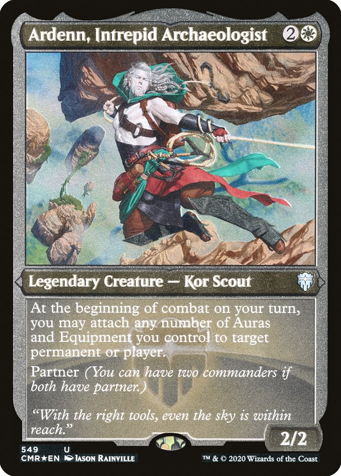 Ardenn, Intrepid Archaeologist (Etched) [Commander Legends] | Card Merchant Takapuna