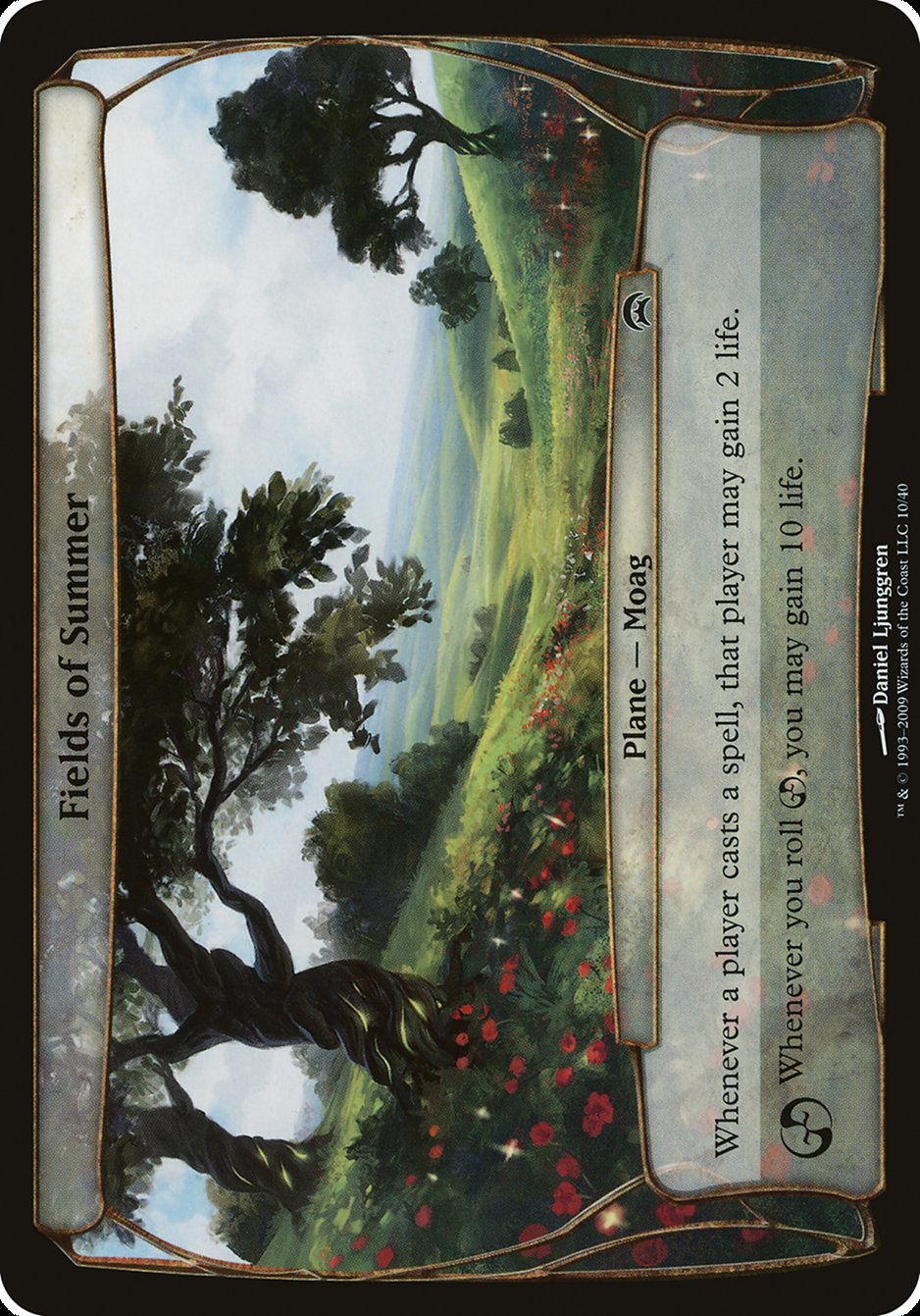 Fields of Summer (Planes) [Planechase Planes] | Card Merchant Takapuna