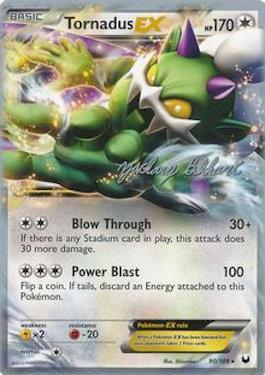 Tornadus EX (90/108) (CMT - Zachary Bokhari) [World Championships 2012] | Card Merchant Takapuna