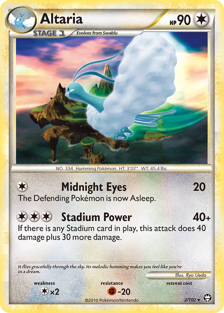 Altaria (2/102) [HeartGold & SoulSilver: Triumphant] | Card Merchant Takapuna