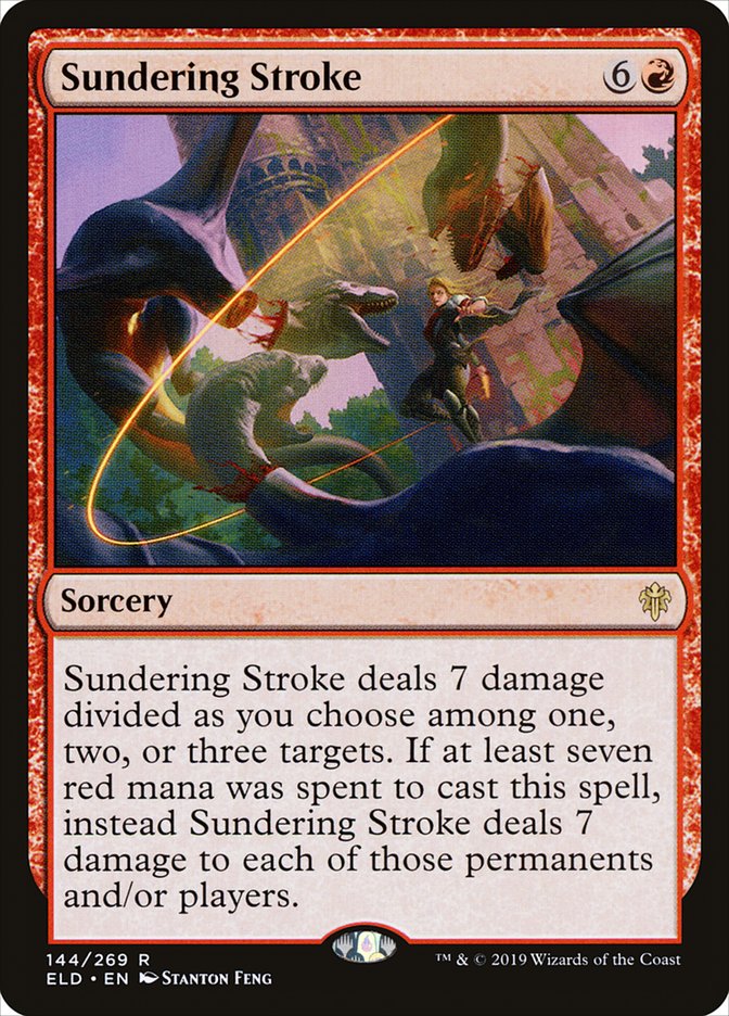 Sundering Stroke [Throne of Eldraine] | Card Merchant Takapuna