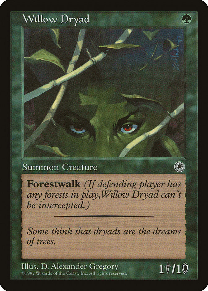 Willow Dryad [Portal] | Card Merchant Takapuna