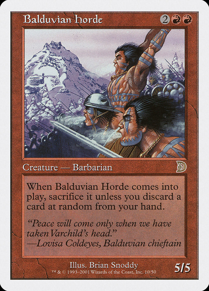 Balduvian Horde [Deckmasters] | Card Merchant Takapuna