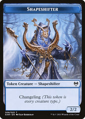 Elf Warrior // Shapeshifter Double-Sided Token [Kaldheim Tokens] | Card Merchant Takapuna