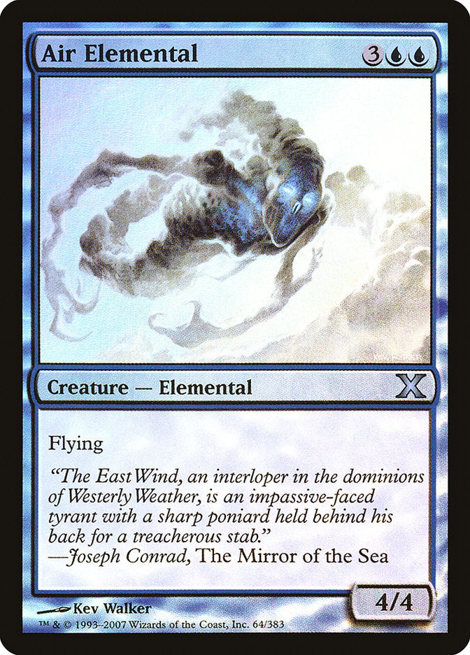 Air Elemental (Premium Foil) [Tenth Edition] | Card Merchant Takapuna