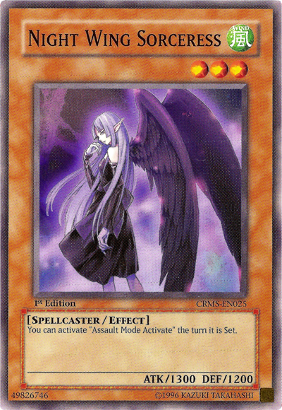 Night Wing Sorceress [CRMS-EN025] Common | Card Merchant Takapuna